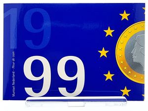 Netherlands, Kingdom, Beatrix, Official Annual Mint Set 1999 (6) in original packaging, KM MSNL, UNC 