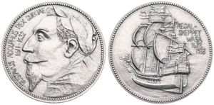Sweden, Kingdom, Carl XVI Gustaf, Medal in Silver 1978 by M. Krogh, 350th Anniversary of the ' Vasa ', Laureate bust of Gustaf Adolf left, Sailing Ship ' Vasa ' left, UNC 