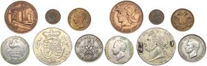 Great Britain, Kingdom, Good lot with 6 different older circulation type coins in nice grades including better items...