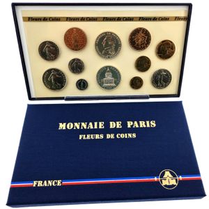 France, Republic, Official Annual Specimen FDC Set 1987 (12) in original packaging, KM SS24, UNC