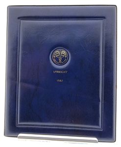 Netherlands, Kingdom, Beatrix, Official Annual Proof Set 1987 (5) in original packaging, KM PS32, PROOF (including Silver Utrecht Medal)