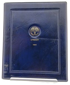 Netherlands, Kingdom, Beatrix, Official Annual Proof Set 1984 (5) in original packaging, KM PS29, PROOF (including Silver Medal)