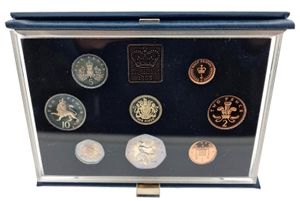 Great Britain, Kingdom, Elizabeth II, Official Annual Proof Set 1983 (8) in original packaging, KM PS43, PROOF