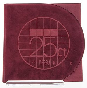 Netherlands, Kingdom, Beatrix, Official Annual Proof Set 1998 (6) in original packaging, KM PS47, PROOF (including 25 Cents Info Booklet)