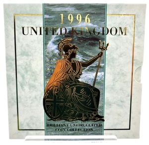 Great Britain, Kingdom, Elizabeth II, Official Annual Mint Set 1996 (8) in original packaging, KM MS120, UNC