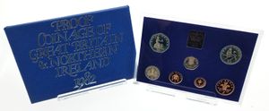 Great Britain, Kingdom, Elizabeth II, Official Annual Proof Set 1982 (7) in original packaging, KM PS41, PROOF