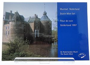 Netherlands, Kingdom, Beatrix, Official Annual Select Set 1997 (6) in original packaging, KM SS46, UNC (including Gelderland Medal)