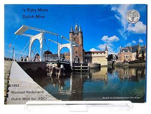 Netherlands, Kingdom, Beatrix, Official Annual Select Set 1992 (6) in original packaging, KM SS28, UNC (including Zeeland Medal)