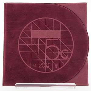 Netherlands, Kingdom, Beatrix, Official Annual Proof Set 2001 (6) in original packaging, KM PS54, PROOF (including 5 Gulden Info Booklet)