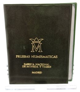 Spain, Kingdom, Franco, Official Annual Proof Set 1977 (3) in original packaging, KM PS6, PROOF