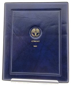 Netherlands, Kingdom, Beatrix, Official Annual Proof Set 1989 (6) in original packaging, KM PS34, PROOF (including Groningen Medal)