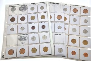 Belgium, Kingdom, Albert II, DAVO Album with a collection of 84 Belgian coins in UNC condition, all different dates including some better items !