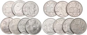 Belgium, Kingdom, Baudouin I, Good lot with 14 silver 50 Francs coins, mixed dates in various grades... 