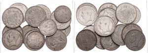 Belgium, Kingdom, Albert I, Good lot with 28 older silver circulation type coins in various grades including better items ...