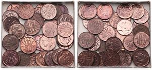 Belgium, Kingdom, Baudouin I, Good lot with 35 bronze 50 Centimes coins in nice grades including better items..