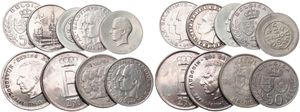 Belgium, Kingdom, Baudouin I, Good lot with 9 silver coins and medals, mixed dates in various grades... 