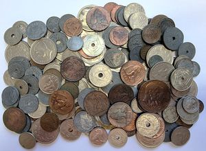 Belgium, Kingdom, Our best lot with 185 Belgian coins in various grades, ALL different dates including scarcer older items !