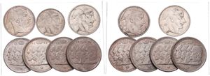 Belgium, Kingdom, Prince Charles, Good lot with 13 older silver circulation type coins in various grades including better items ...