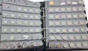 Belgium, Kingdom, Album with a nice collection of 251 Belgian coins in various grades, many different dates and some better items included !