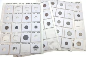 Belgium, Kingdom, Leopold I & Leopold II, DAVO Album with a collection of 130 Belgian coins in various grades, all different dates including some better items !