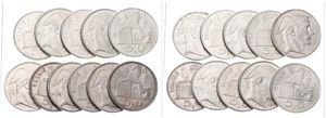 Belgium, Kingdom, Prince Charles, Good lot with 20 silver 50 Francs coins, mixed dates in various grades... 