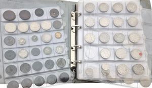 Belgium, Kingdom, Album with a nice collection of 220 Belgian coins in various grades, many different dates and some better items included !
