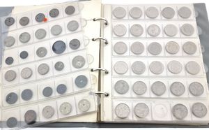 Belgium, Kingdom, Album with a nice collection of 305 Belgian coins in various grades, many different dates and some better items included !