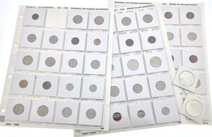 Belgium, Kingdom, Baudouin I, DAVO Album with a collection of 287 Belgian coins in various grades, all different dates including some better items !