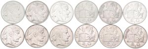 Belgium, Kingdom, Baudouin I, Good lot with 6 different 20 Francs silver coins in various grades including better items or grades...